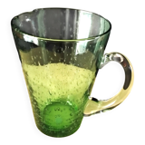 Water carafe, bubbled glass jug