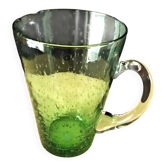 Water carafe, bubbled glass jug
