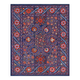 Vintage hand-embroidered tribal tapestry 245x303 cm