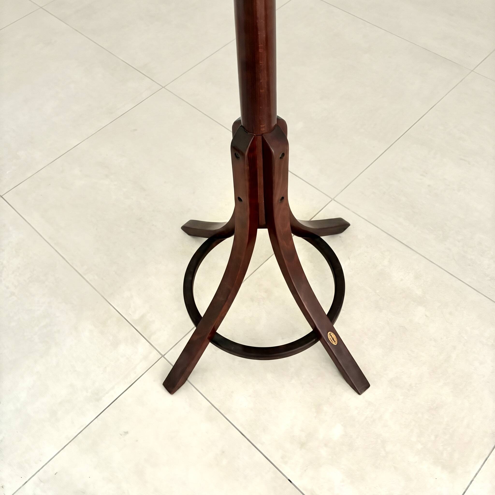 Vintage curved wood parrot coat rack Baumann — Original edition
