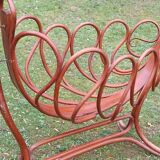 Turned wooden cradle