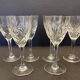 6 crystal wine glasses Saint Louis Chantilly