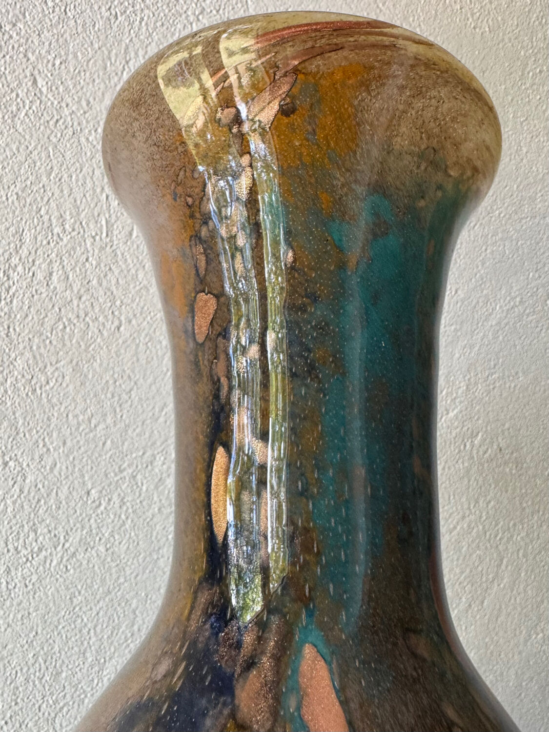 Murano glass vase from the 80s