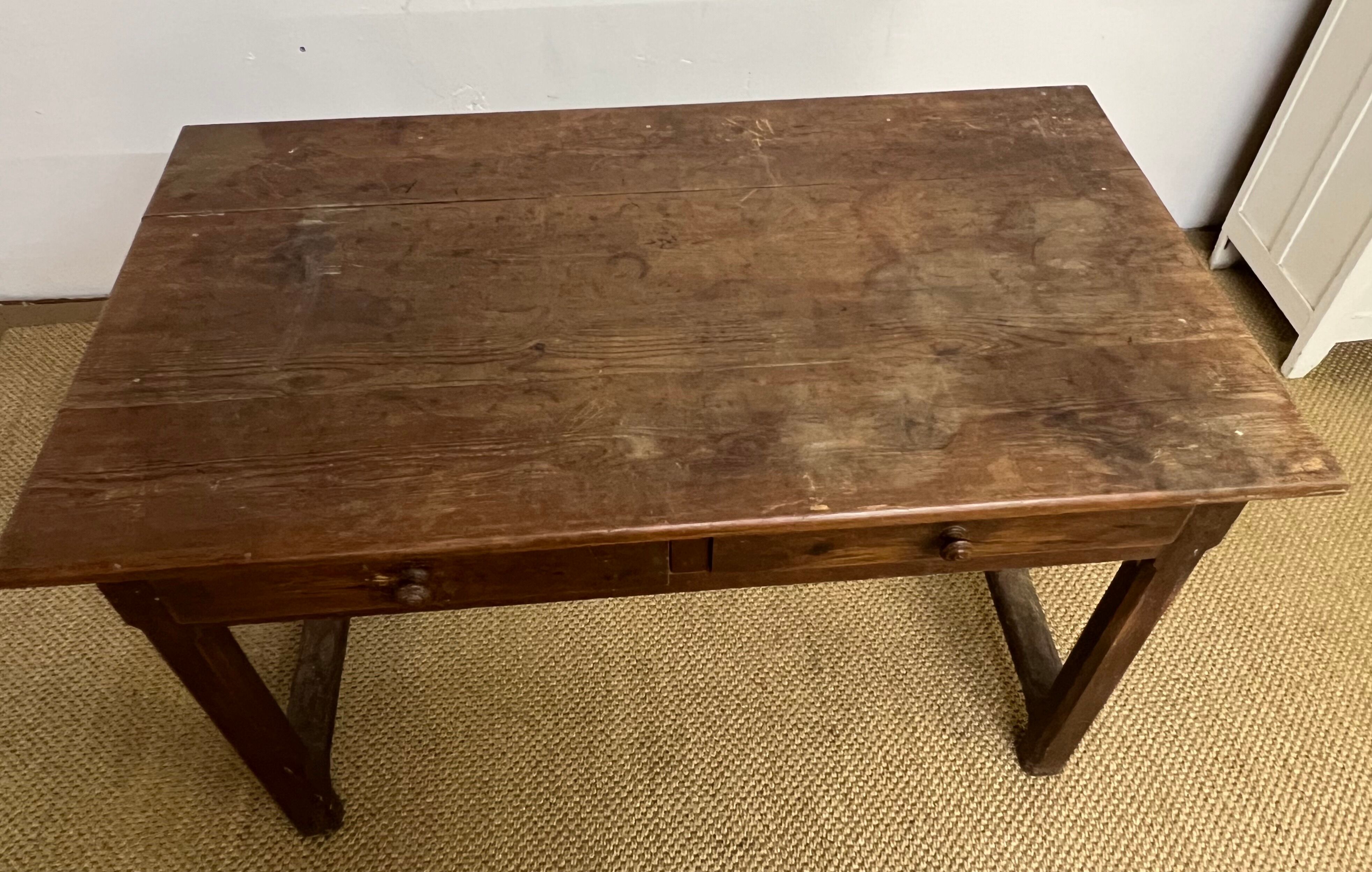 Small old farmhouse table
