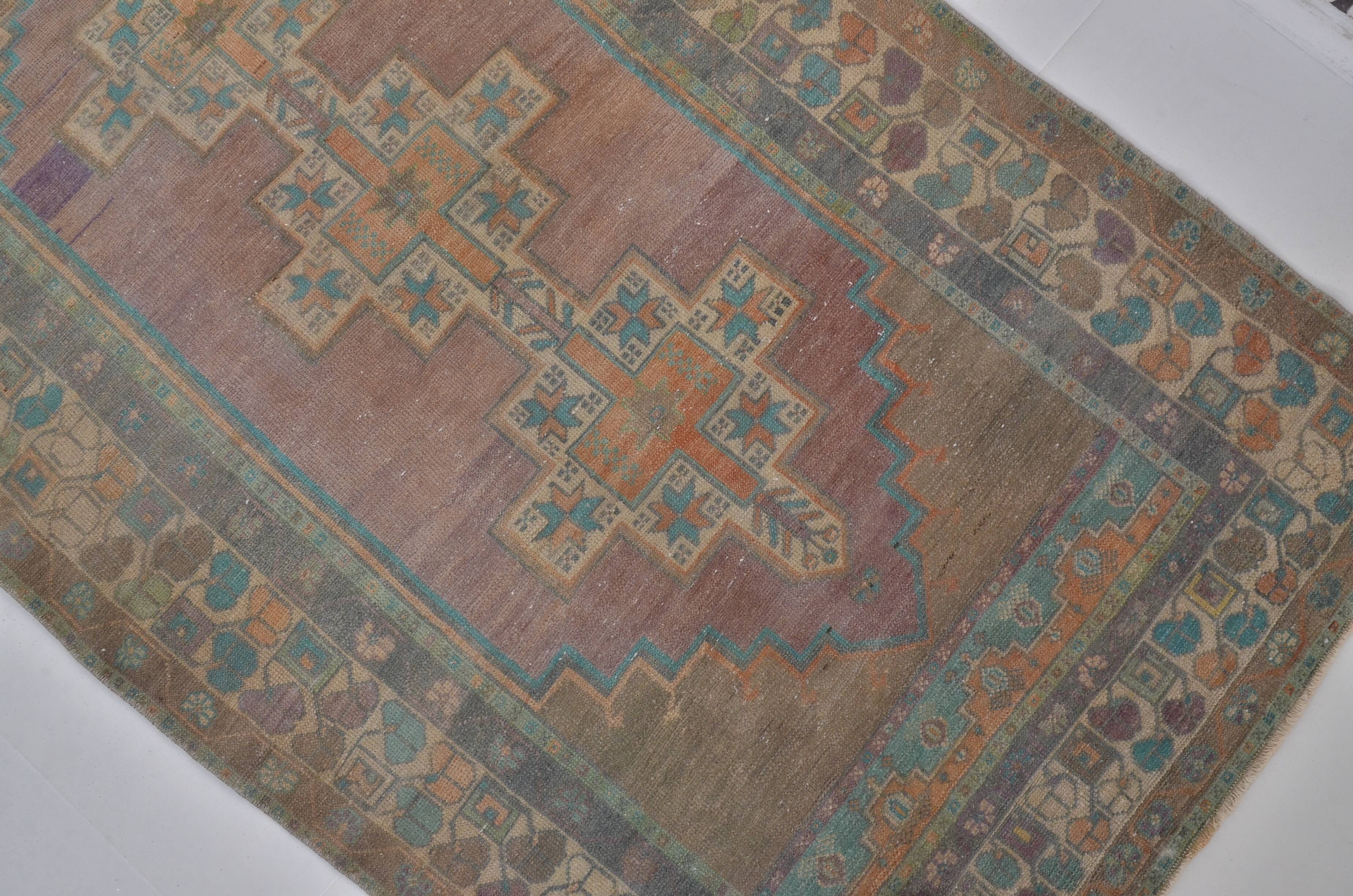 Red & Brown Turkish Wool Rug sku 2488