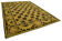 Handwoven Persian Overdyed 273 cm x 372 cm Yellow Wool Carpet