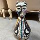 Double ceramic Face Vase