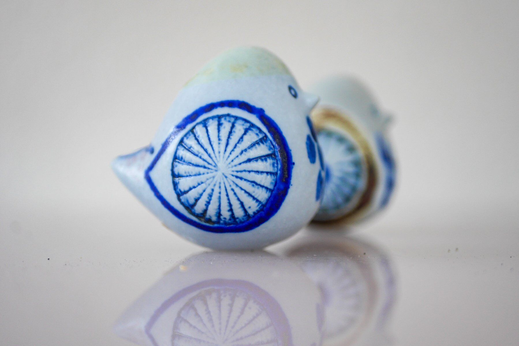 Figurine d'oiseau par Lisa Larson, Suède, 1964