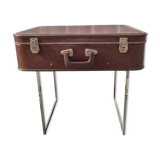 Brown vintage suitcase