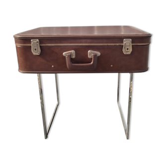 Brown vintage suitcase