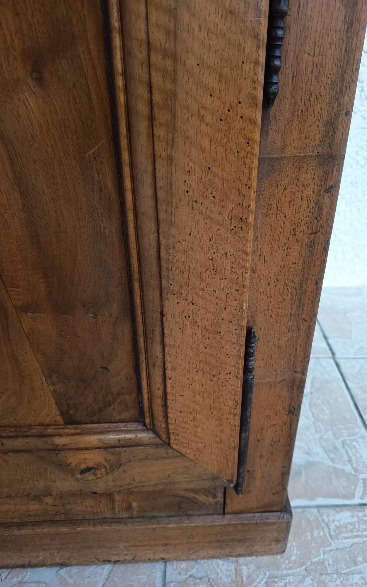 Rustic walnut sideboard