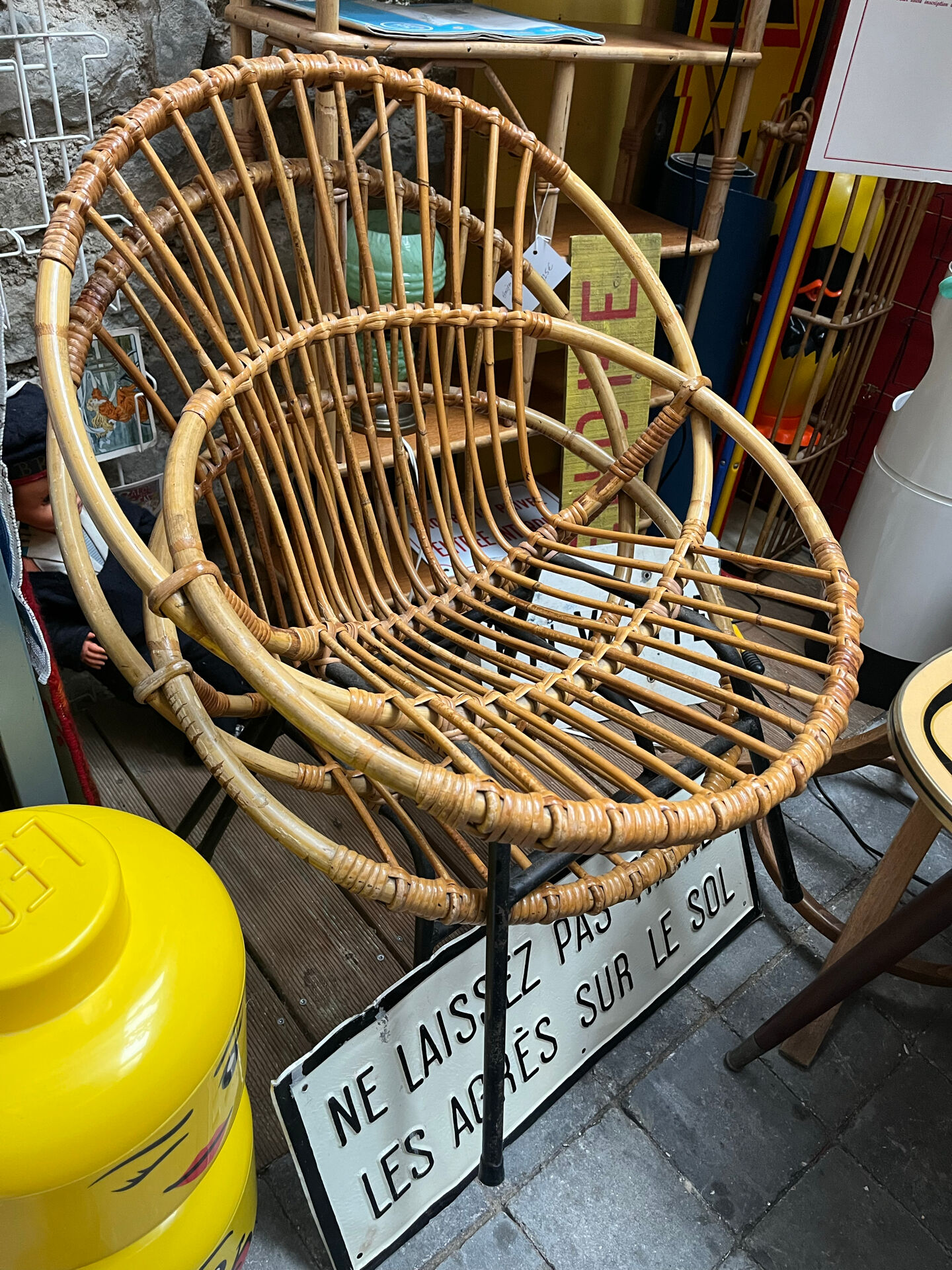 Fauteuils rotin