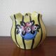 Old porcelain flower vase Gabriel Fourmaintraux Desvres