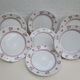 7 dessert plates in earthenware K G de Lunéville Model Danièle