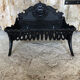 Old fireplace fireplace cast iron removable plate