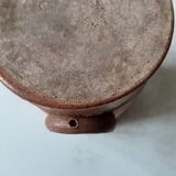 Old pot in gres, for salt