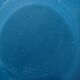 Signed art glass ashtray or bowl – vintage blue design