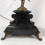 Pair of marble and bronze candelabra, nineteenth