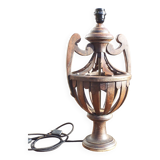 Pied de lampe en bois H56