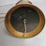 Opaline and gilt bronze lamp with Victorian lampshade