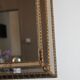 Large Venetian mirror with glazing beads and brass 110x60cm
