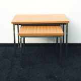 Pair coffee tables by Pierre Guariche for Meurop 60