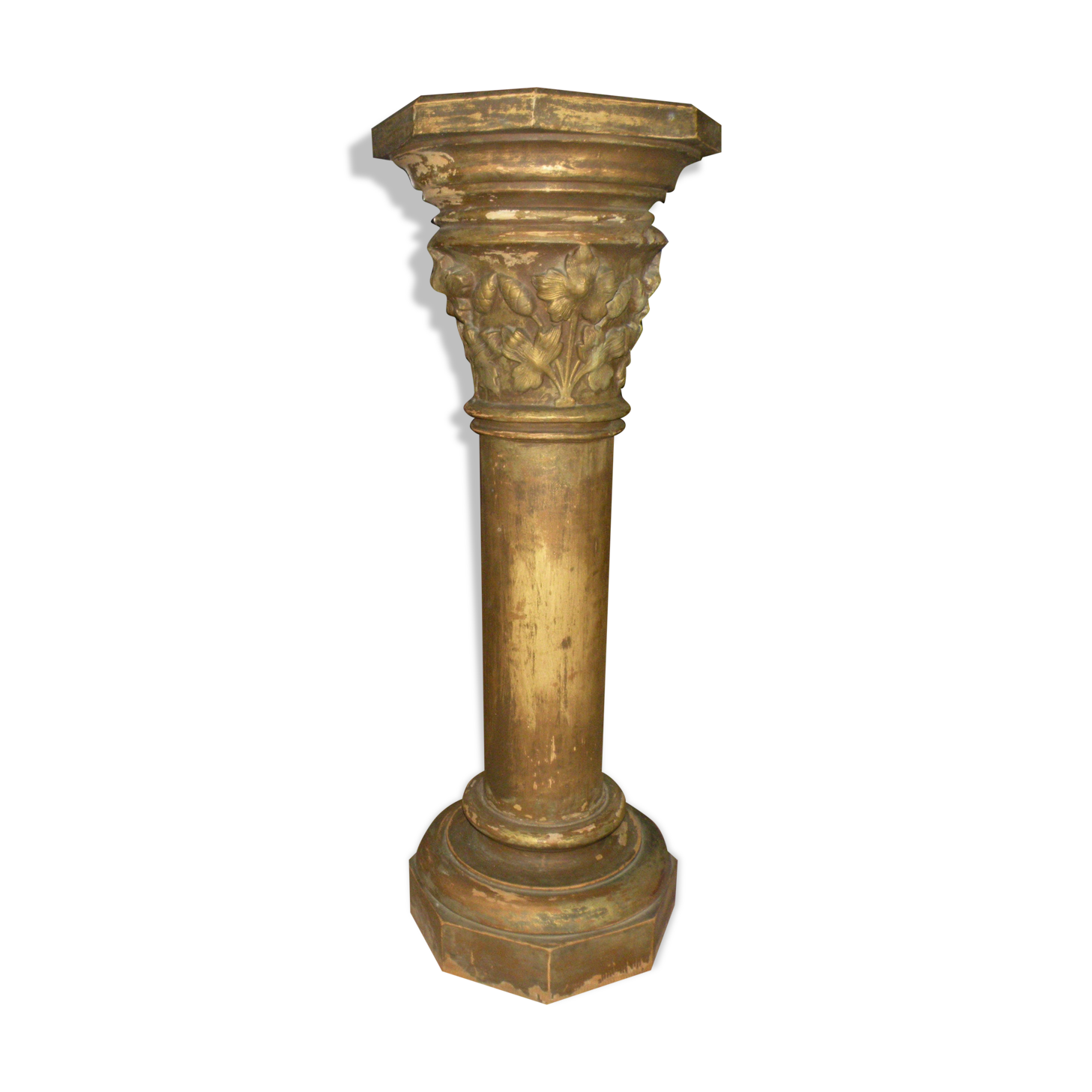 Column, Harness XIX eme terracotta, very pretty patina ....