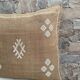Cactus silk cushion cover: Handwoven Moroccan Sabra cushion