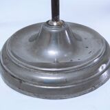 Art deco lamp silver and opaline brass