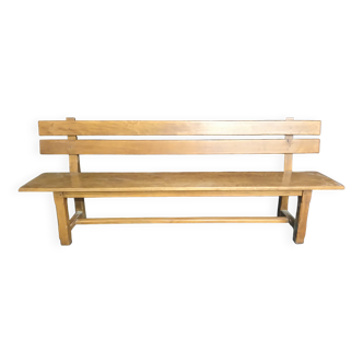 Banc avec dossier