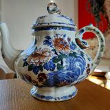 Ensemble thé Gien: théière, tasse et pot a lait