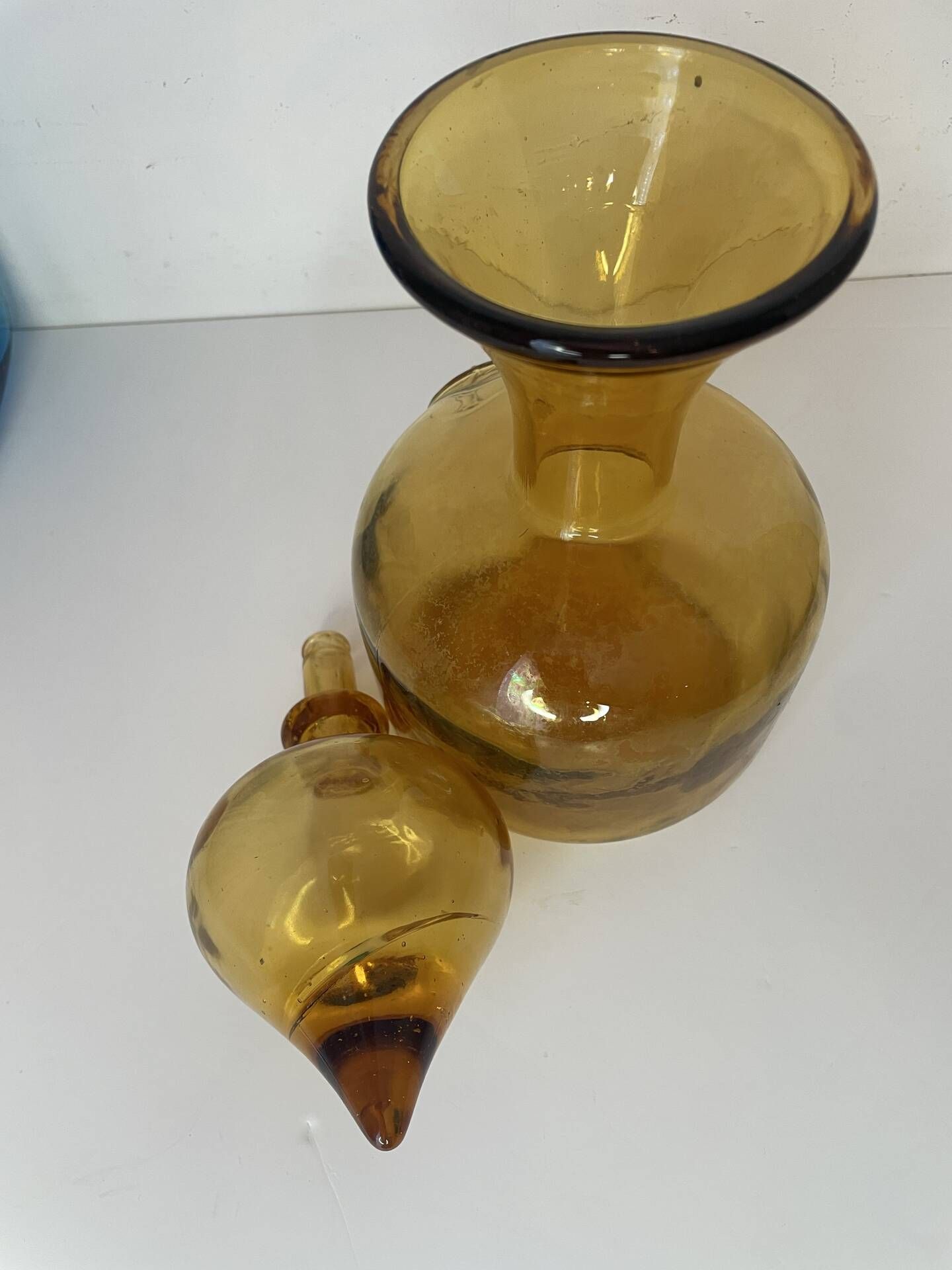 Carafe italienne Empoli Fleur de Lys