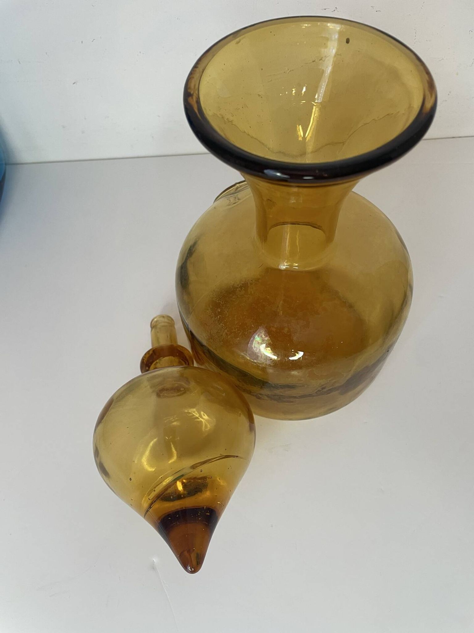 Italian carafe Empoli Fleur de Lys