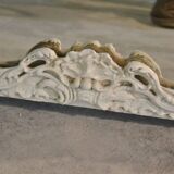 Large Louis XV style mirror with white rocaille