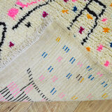 Colorful diamond berber carpet 254 x 147 cm