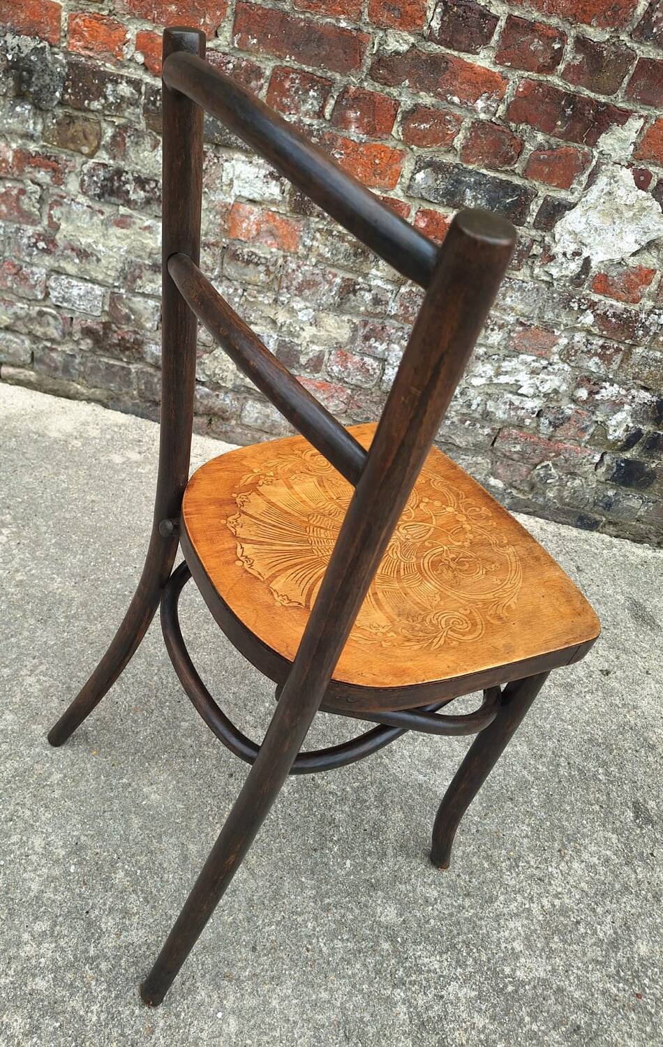 Vintage Bistro Chair, Art Deco Seating Furniture