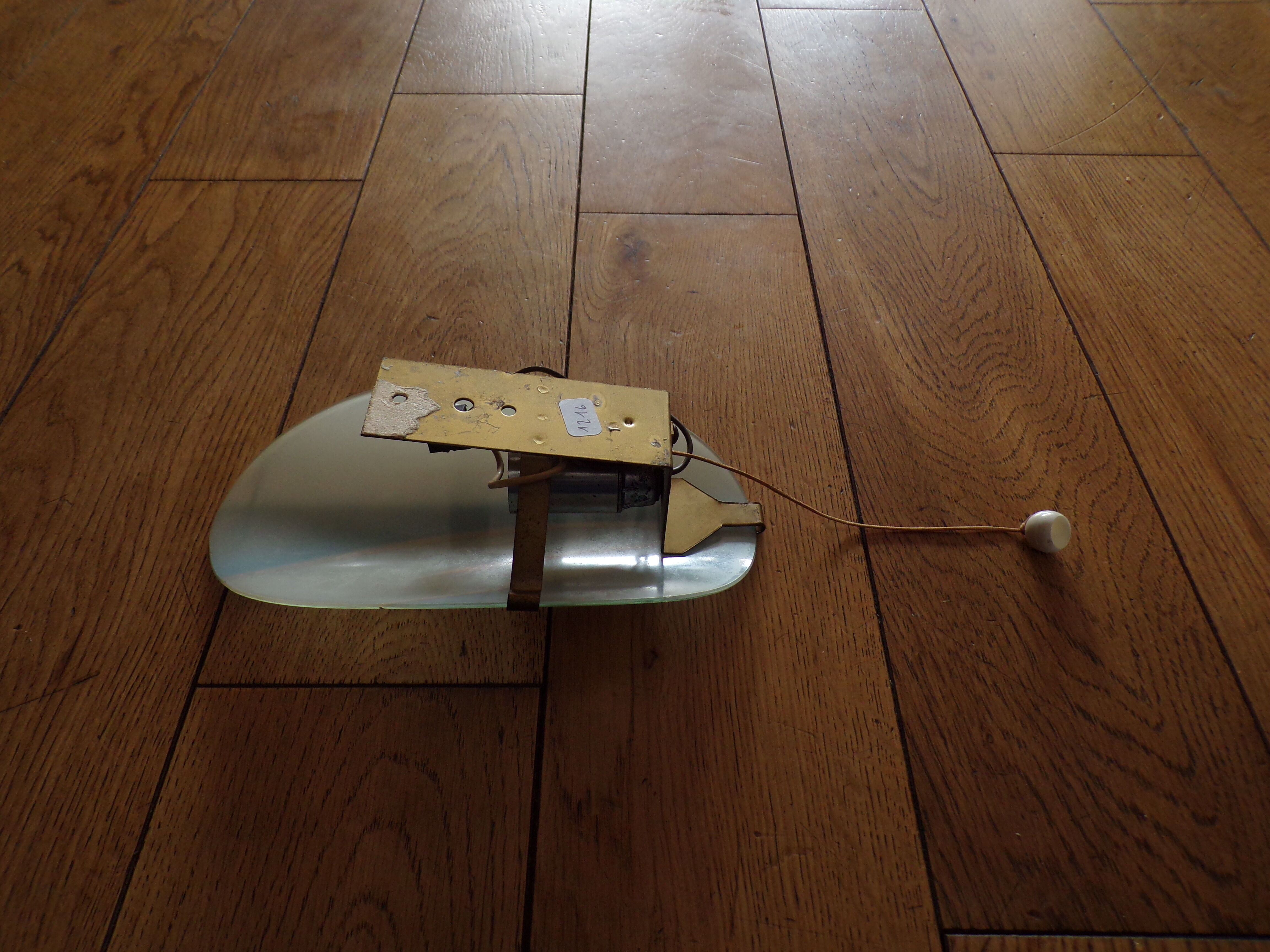 Modernist glass wall lamp