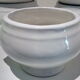 Set of 6 white ceramic lion-headed ceramic soup bowls