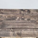Rustic coffee table on pin legs