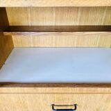 Vintage storage unit on compass legs by SAM Circa 50's/60's