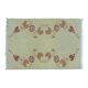1970s Vintage Turkish Handmade Wool & Cotton Beige Area Rug 160x231
