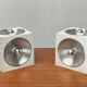 Lampes de table cube modèle suisse 5703 Modernes d’ère spatiale mi-siècle par E.R. Nele pour Temde, années 1960, lot de 2