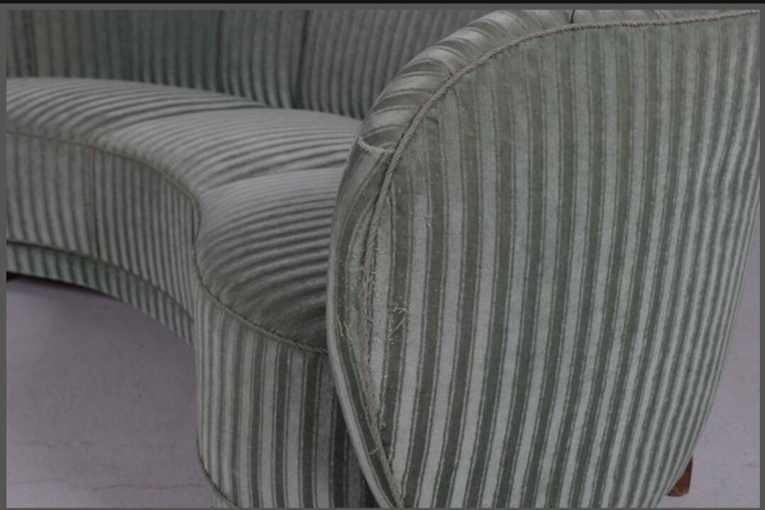 Art Deco banana sofa 1940