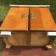 Buffet Mado vintage à 2 portes et 1 tirette en cp chêne.