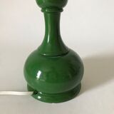 Green laqué wood lamp foot