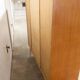 Scandinavian wardrobe 1960 honey color 4 doors L 205 cm