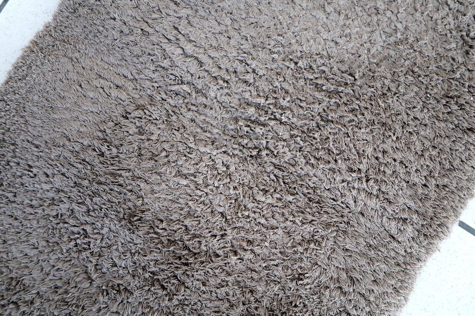 Tapis Vintage Moderne Allemand (57cm x 111cm), Années 1960, Élégance Minima