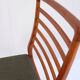 1960s-70s style chairs (4 pieces) in teak, retro vintage style.