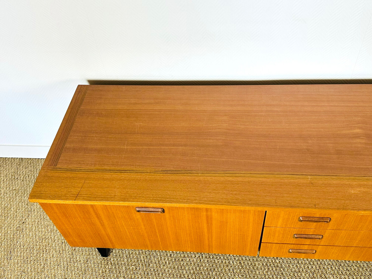 Scandinavian teak sideboard from the 1960s.