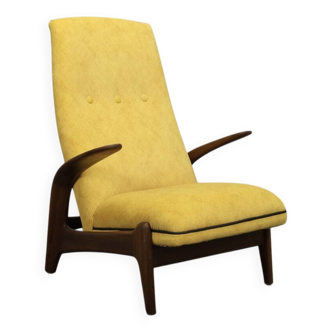 Vintage lounge chair gimson and slater, 1960s new upholstery